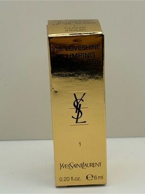 Yves Saint Laurent Loveshine Plumping Lip Oil Gloss shade 1 Thunder Stealer  New